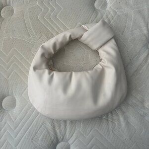 Melie Bianco White Clutch